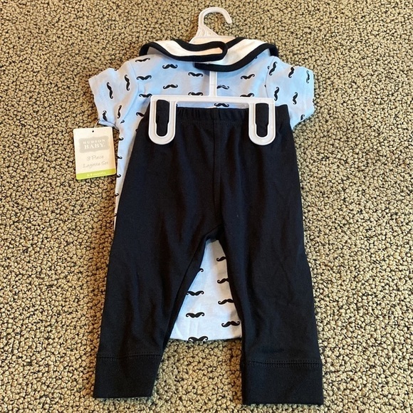 NWT Hudson Baby Boy Layette Blue & Black Size 6-9 Months - Picture 6 of 7